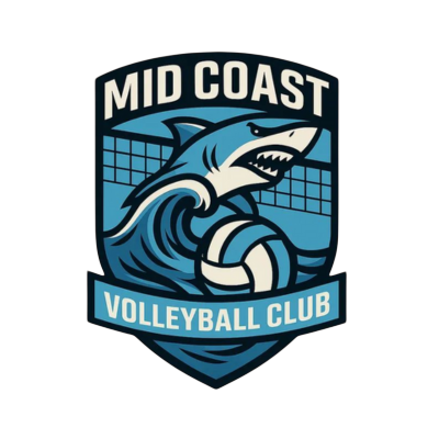 Mid Coast Volleyball Club Inc Logo